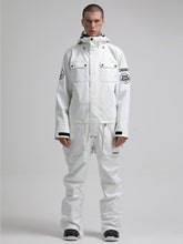 100% Polyester, 10K Waterproof. Using high quality technology to keep you dry, warm, and comfortable. Large front pant pockets solid color,YKK Zipper to keep warm.